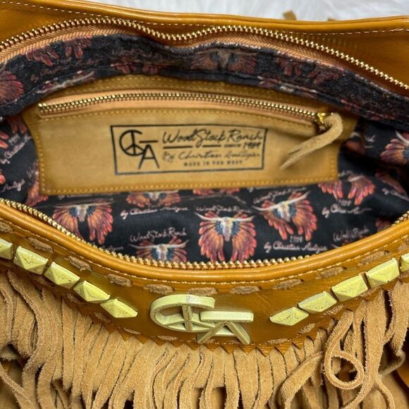 Wood Stock Ranch By Christian Audigier Fringe Bag - Picture 3 of 7